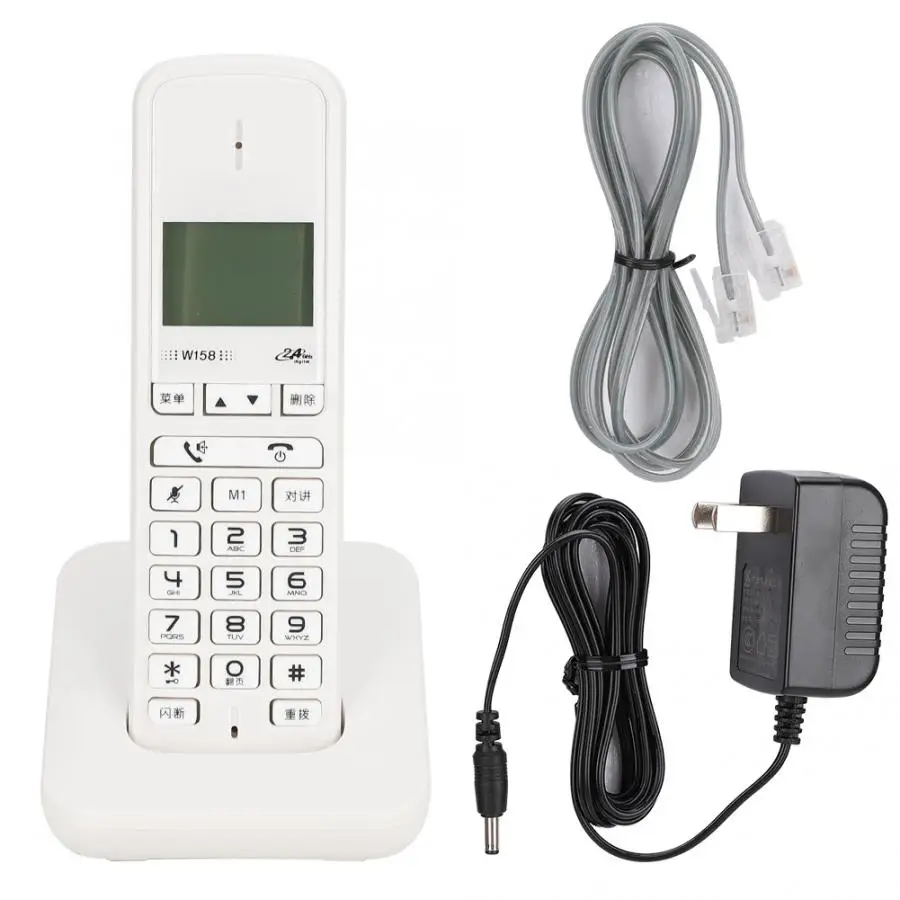 W158 цифровой беспроводной ручной Бесплатный домофон Hands Free телефонный