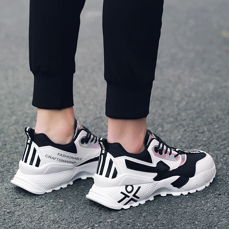 

Mens Fashion Shoes Man Sneakers Mesh Breathable Casual Shoes For Men Chunky Sneaker Running Shoes Basket Homme Sports Shoe Ins