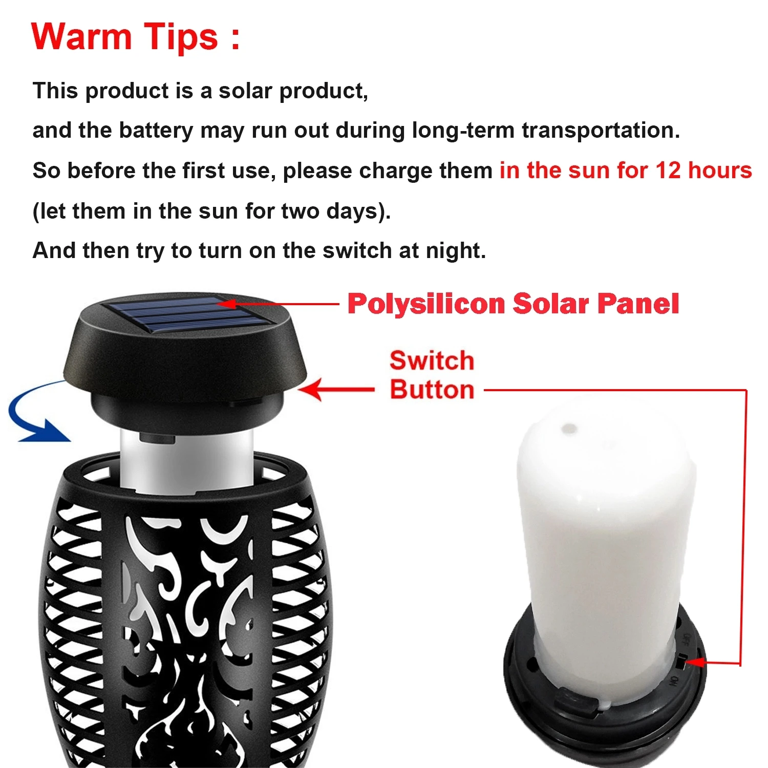 

Outdoor Led Solar Lights Flickering Dancing Flame Torch Solar Lighting Waterproof Lamp For Garden Decoration Landscape Lawn Path