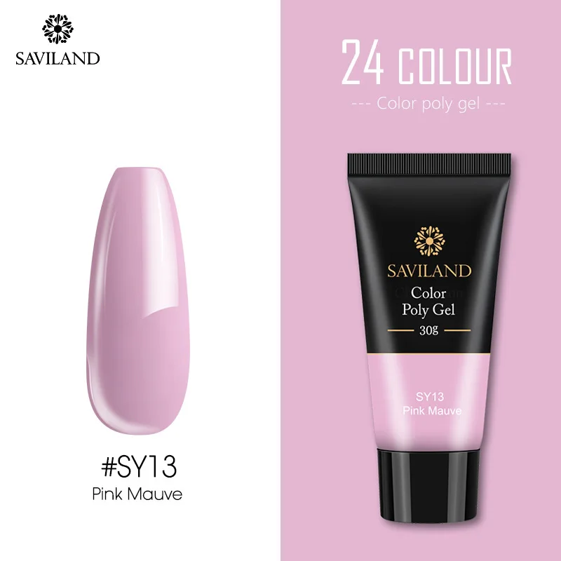 30ml SY13 SAVILAND Блестящий полигель 30 мл 15 мл Блестящий блестящий гель камуфляж УФ-гель для наращивания ногтей полноцветный дизайн - Цвет: 30ml SY13