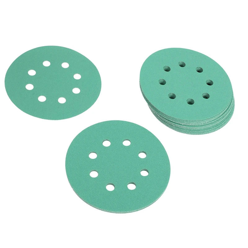25 Pcs Professional Anti Clog 125 Mm Sandpaper 5 Inch Film Sanding Disc Wet &amp Dry Hook Loop Abrasive Tools With Grits 120 | Инструменты