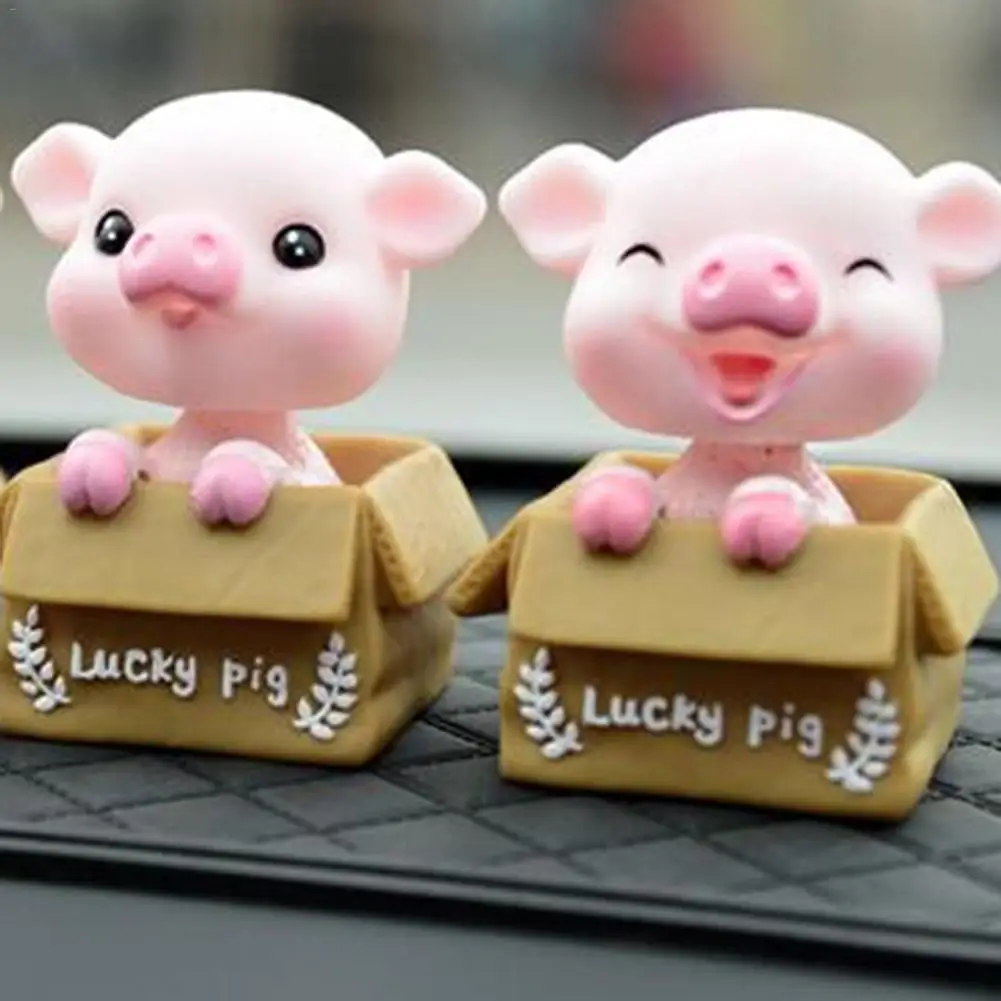 Аксессуары для автомобиля Lucky Pig Вибрирующая головка украшения интерьера
