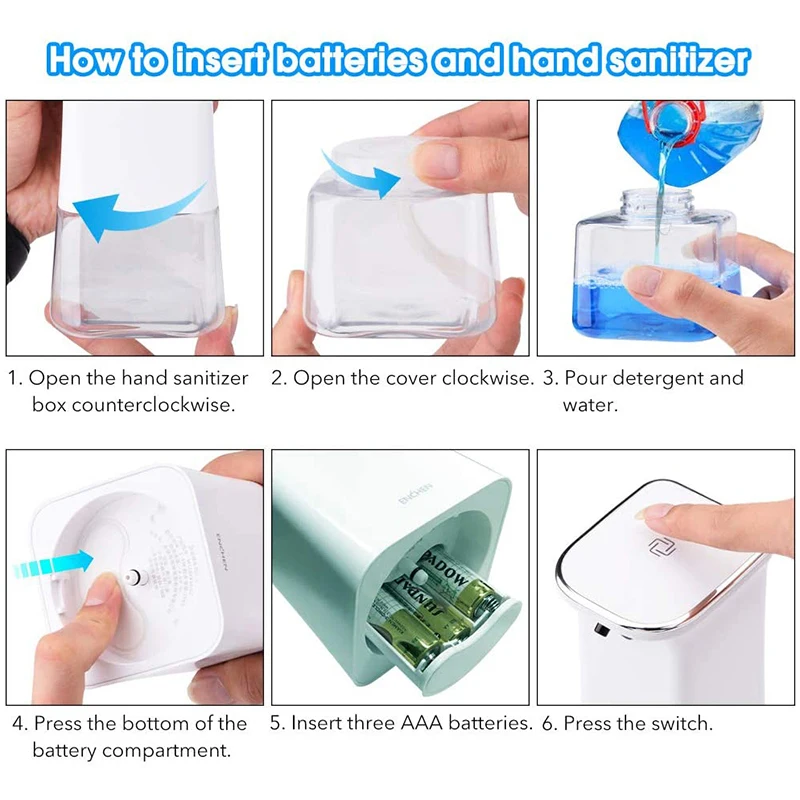 enchen automatic touchless foam soap dispenser with infrared motion sensor 280ml foam soap dispenser for bathroom kitchen free global shipping