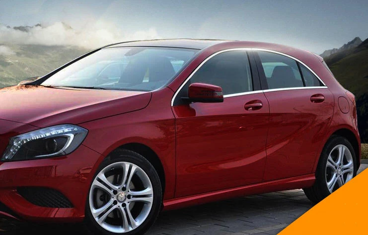 

stainless steel car window trims for mercedes benz a180 a200 a250 a160 a220 w176 2013 2014 2015 2016 2017 2018
