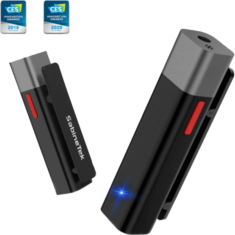 SABINETEK SmartMike + беспроводной bluetooth микрофон в режиме реального времени с