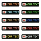 Японский флаг, Япония, 10x2,5 см, вышивка, индивидуальное название