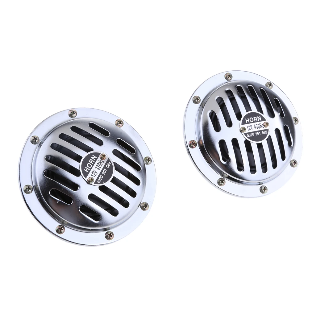 12V 115DB хромированный автомобильный гудок гриль крепление компактный супер
