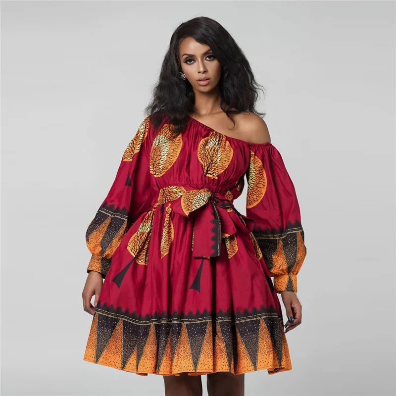 ISAROSE женское сексуальное платье большого размера несколько носков африканские