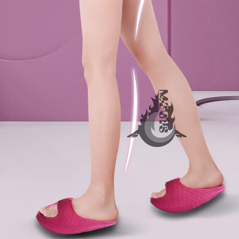 

Indoor comfortable soft slippers Men women Non-slip bathroom home shoes Flat EVA Thick sole Slides Women's sandals