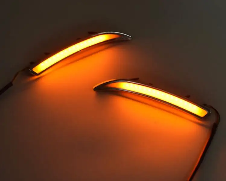 

Car Flashing 2Pcs Car LED DRL For Buick Regal GS Opel Insignia 2010 2011 2012 2013 2014 2015 Fog Cover Daytime Running Lights