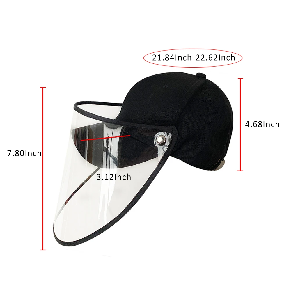 New Adjustable Protective Cap Coronary Hat Eye Protection Windproof Men And Women Isolation Face Cover | Красота и здоровье