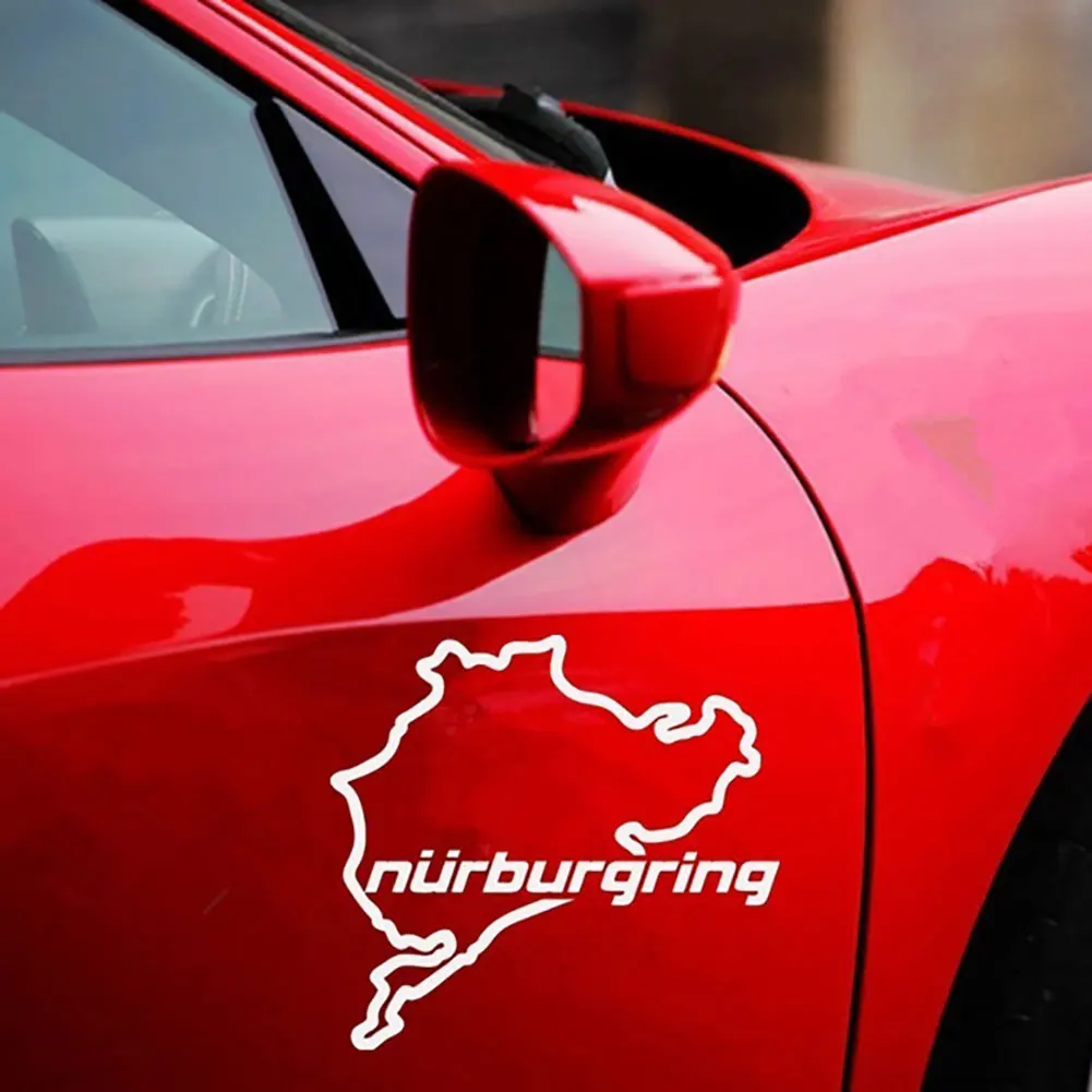 Забавная карта Nurburgring светоотражающие наклейки на автомобиль грузовик