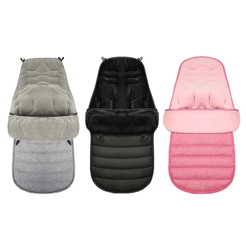 

Winter Thick Sleeping Bags Warm Baby Sleepsack Envelope For Newborn Infant Windproof Stroller Cushion Footmuff For Pram