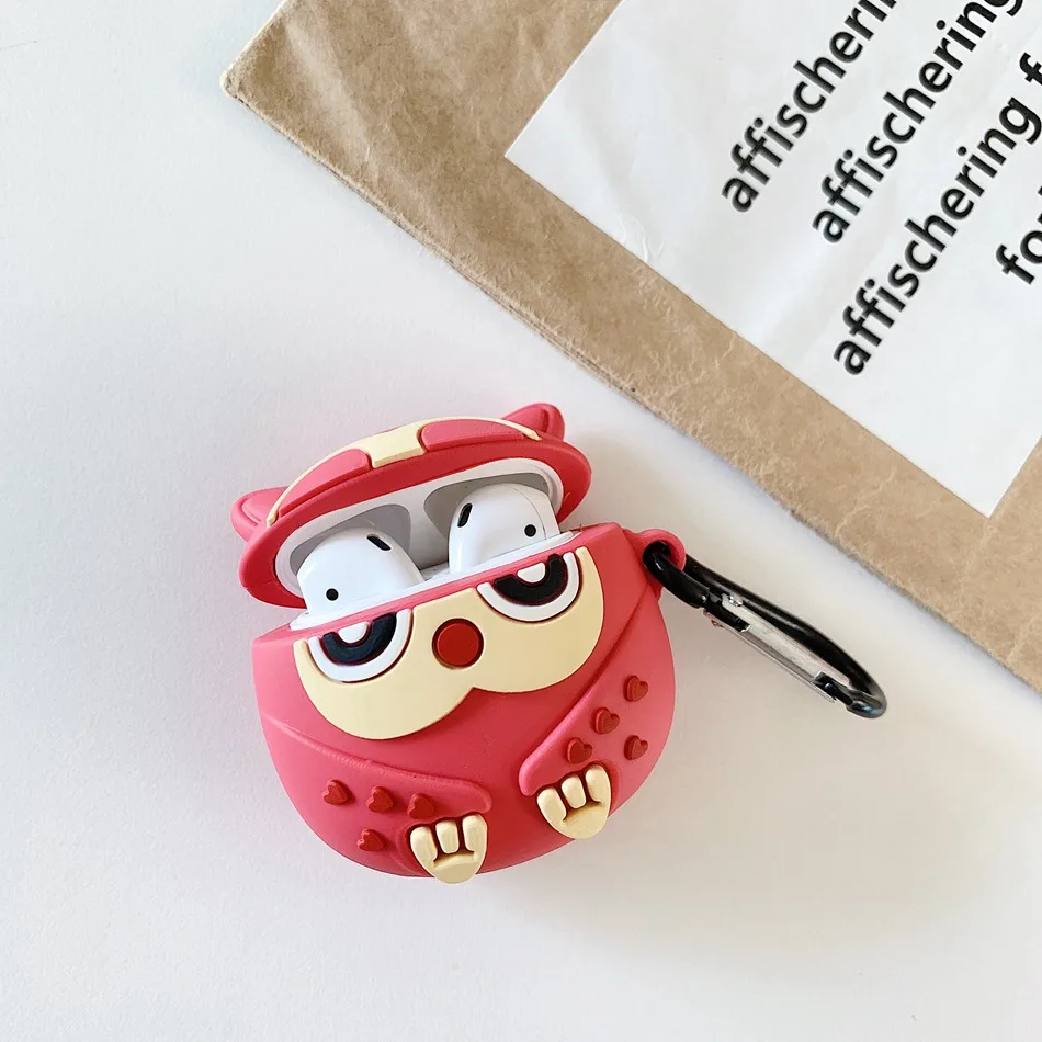 508 Bluetooth палка для Беспроводной заряжать наушники чехол для AirPods 2 чехол силиконовый Симпатичный мягкий чехол для MacBook Air стручки чехол брелок коробка Coque - Цвет: 508