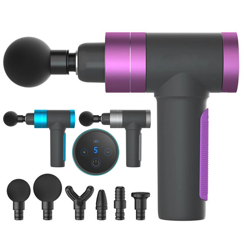 Массажный пистолет с зарядкой от USB 3 цвета|Fascia чехол пистолет| |