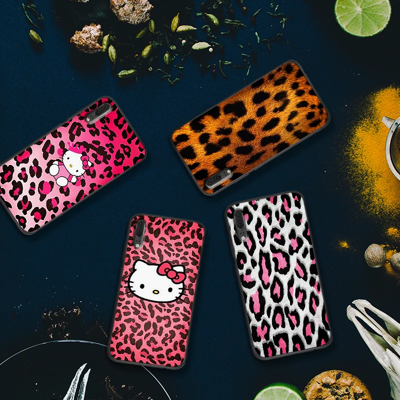 Леопардовая расцветка Чехлы для Huawei NOVA 2 3 4 Lite 2i 3i 5i Y6 Y7 Y9 Prime 2019 Коврики 10 20 Pro Чехол
