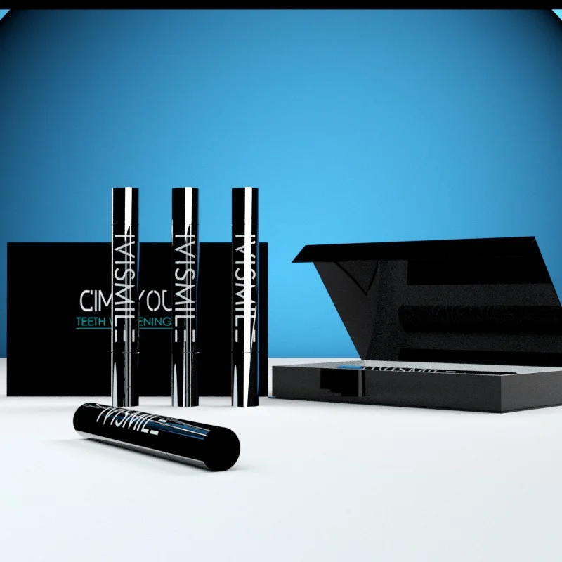 35% карбомайд пероксид гель для чистки зубов отбеливающий набор 3 шт 2 мл/4 мл черный