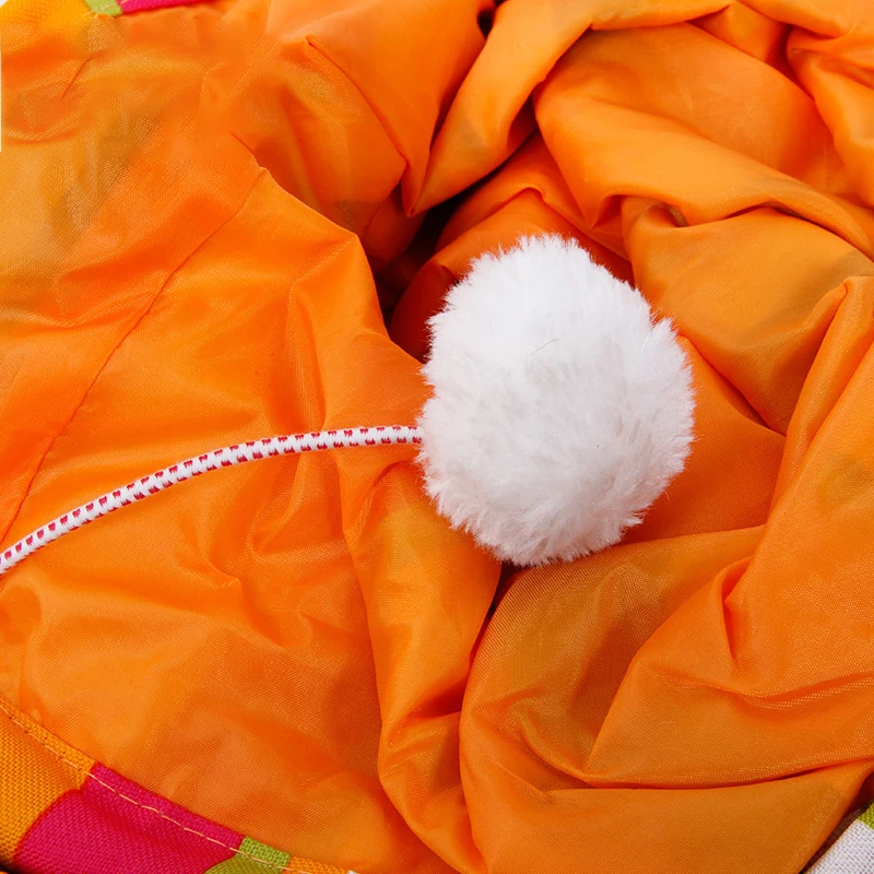 Игрушки для кошек высокое качество складной туннель ткань Оксфорд 2 отверстия