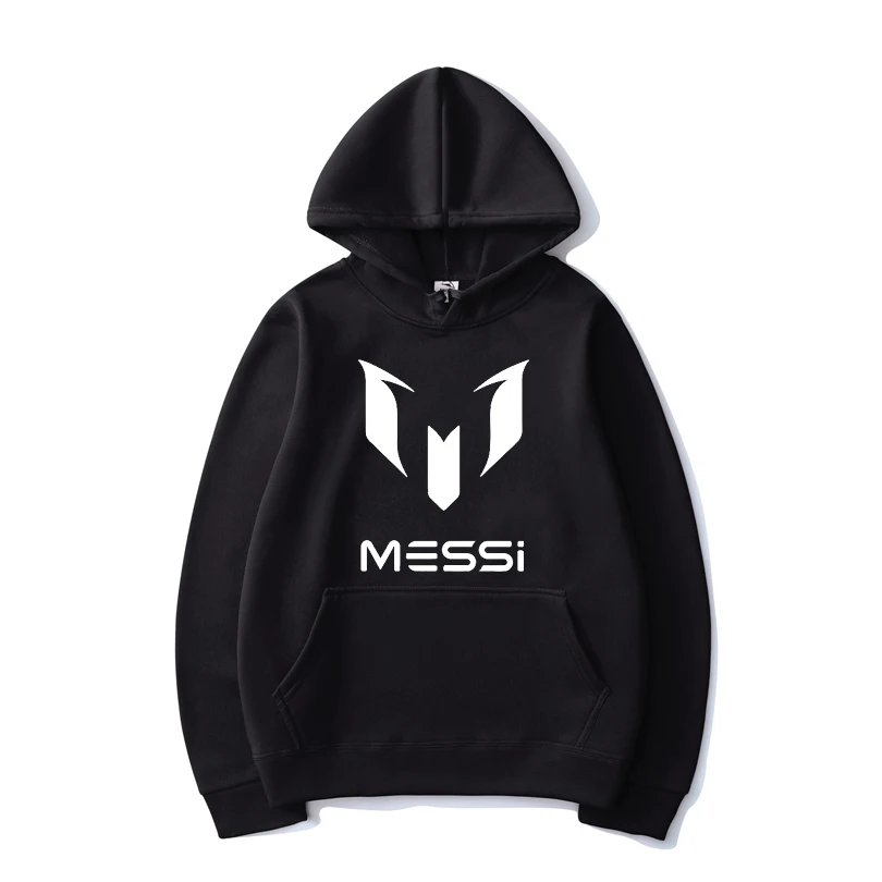 Толстовка с капюшоном и надписью Месси модная уличная одежда для мужчин женщин