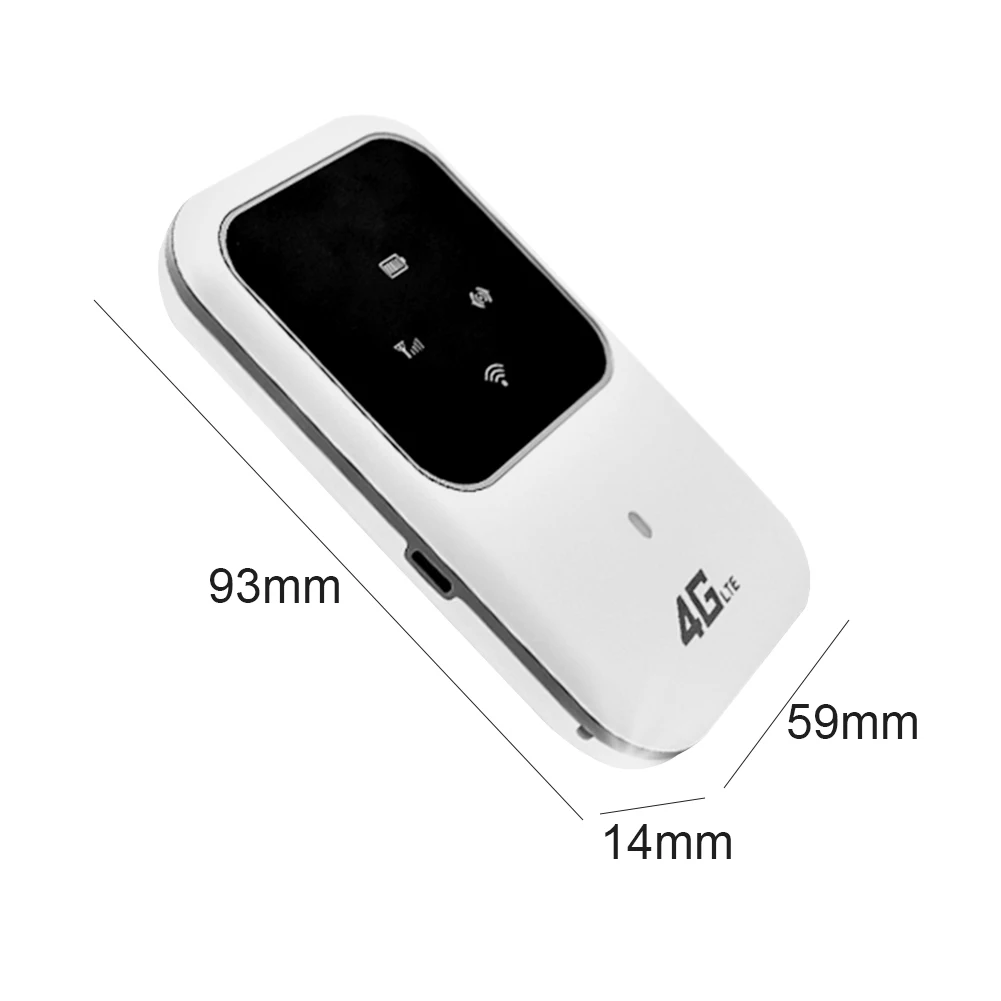 4G Wireless Router LTE Portable Car Mobile Broadband Network Pocket 2.4G Wireless Router 100Mbps Hotspot SIM Unlocked WiFi Modem images - 6