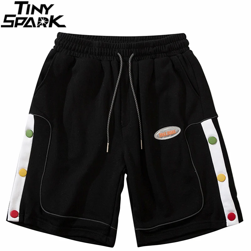 

2021 Men Japan Style Streetwear Shorts Hip Hop Patchwork Shorts Harajuku Cotton Jogger Shorts Summer Track Short Sweatpants