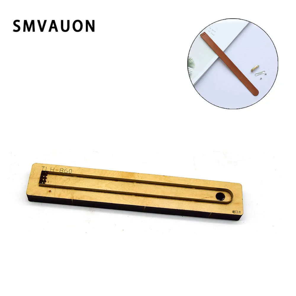 

SMVAUON DIY leather die cut scrapbooking templat diy die cut wooden dies bag strap handbag strap Suitable for big shot machines