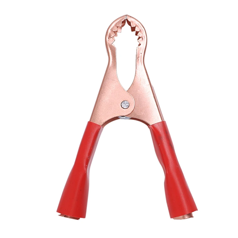 2 пары Медных Изолированных зажимов для автомобильного аккумулятора зажимы