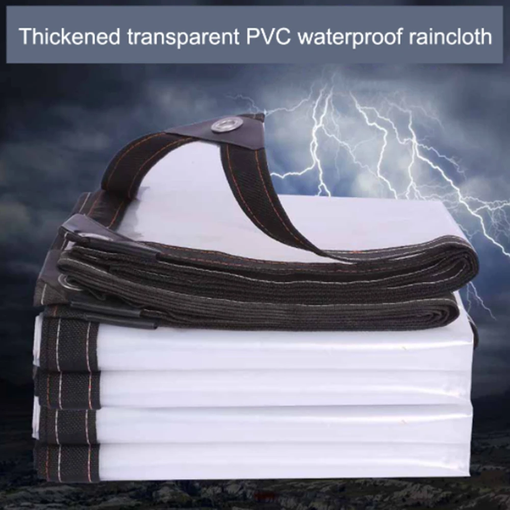 

Rainproof AccessoriesFilm Transparent Rainproof Cloth Tarpaulin Garden Balcony Greenhouse Plant Keep Warm Waterproof Cloth
