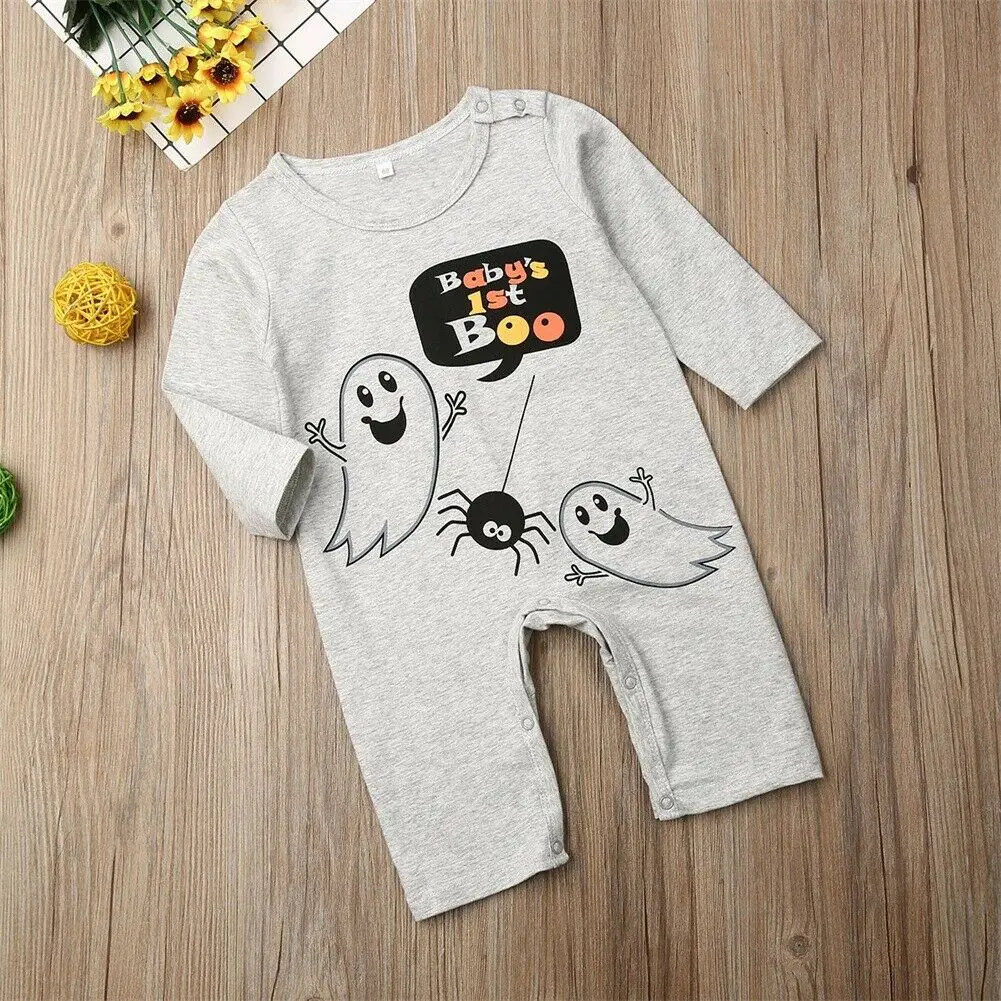 Одежда на Хэллоуин для малышей костюм призраков новорожденных девочек и