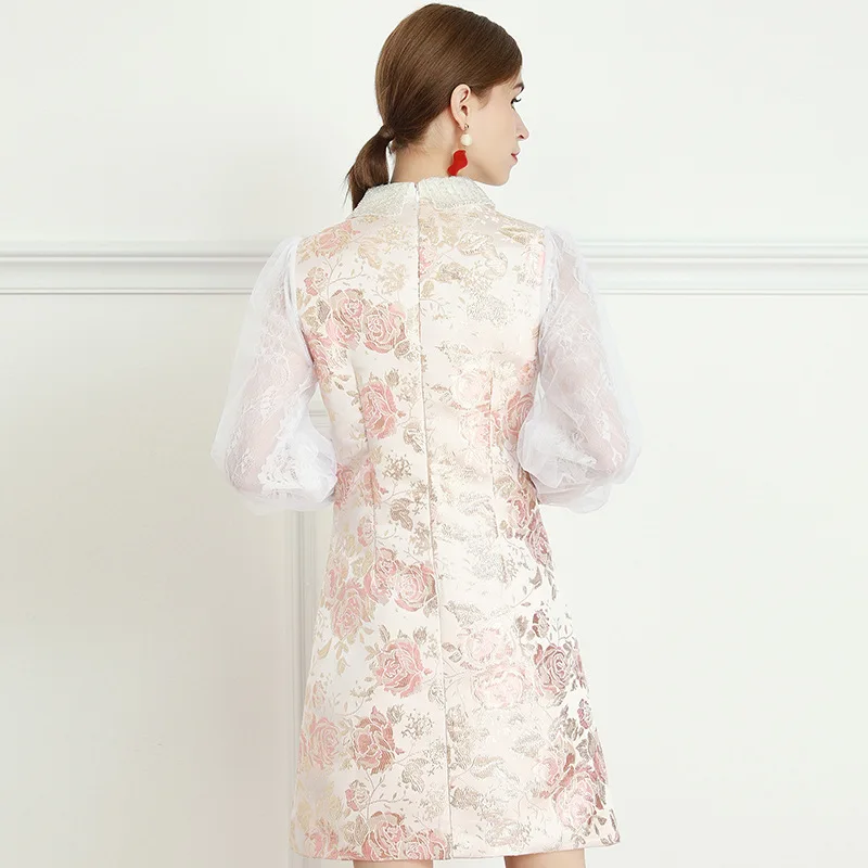 

quality New LK2231High Fashion Women 2021 lady Luxury famous Brand European Design party style Dress