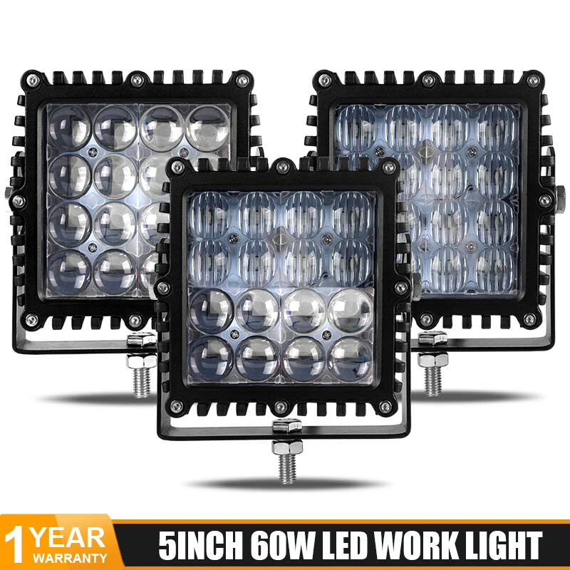 2 шт. светодиодсветильник лампы для фар 5 дюймов 60 Вт 16