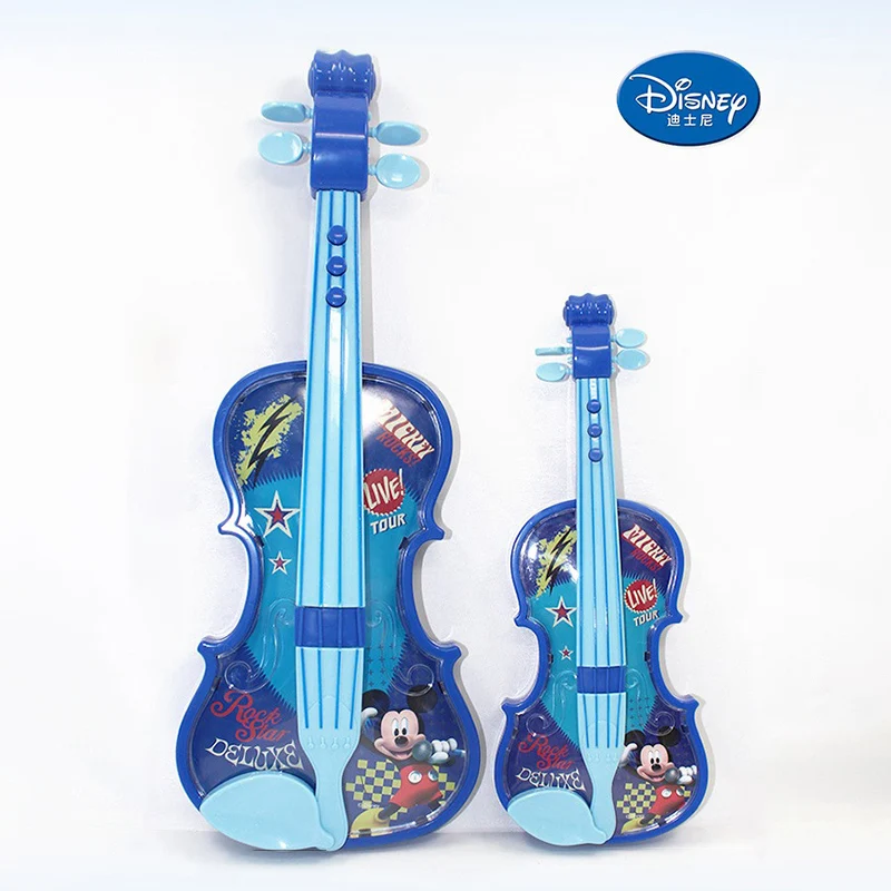 

Развивающие игрушки Disney, мини-скрипка «холодная принцесса», Микки Маус, музыкальный инструмент, имитация гитары, подарки на день рождения для девочек