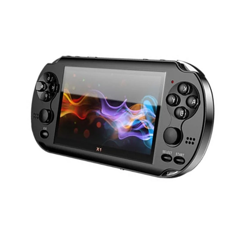 

Consola de videojuegos X1 de 4,3 pulgadas, memoria de 8GB, воспроизведение игрушек ретро-порта, Совместимость с TV, salida MP3,