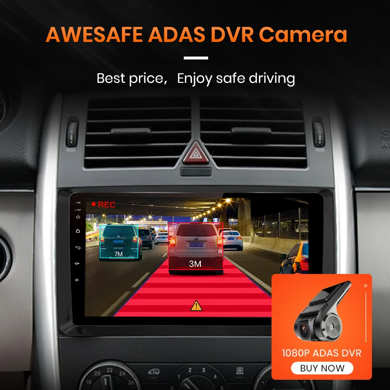 AWESAFE AI Voice для Mercedes Benz B200 A B Class W169 W245 автомобильное радио 2 din android Автомобильный