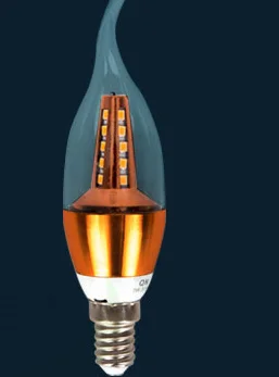 Светодиодный светильник в форме кукурузы метеора молотка свеча хрустальная