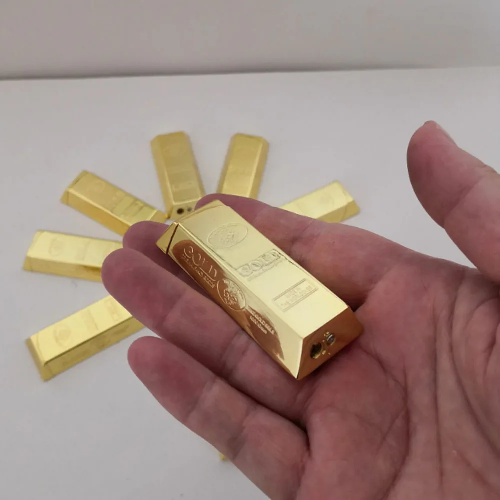 50 шт Золотой бар зажигалка