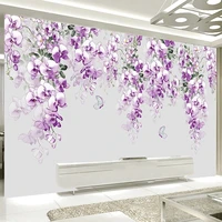 custom 3d wall mural modern cherry blossoms flowers photo wallpaper living room bedroom home decor papel de parede 3d fresco