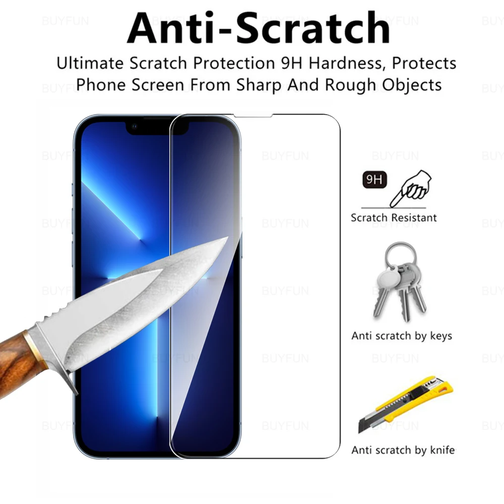 4pcs 9h tempered glass case for iphone 13 pro max protective glass for iphone13 pro max iphon 13pro 13 mini screen protect film free global shipping