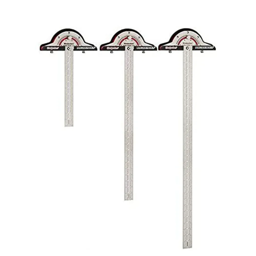 

Angle Protractor Finder Two Arm Woodworkers Edge Ruler Angle Measure Tool 10 inch 15 inch 20 inch