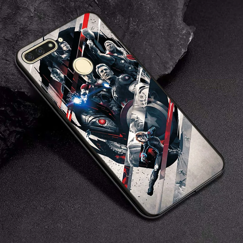 Чехол для huawei Honor 7A, черный чехол из ТПУ, чехол s для huawei Honor 7A, 7 S, Marvel Hero, huawei Y5, Y6 Prime,, Honor 7C, Россия, 5,7 - Цвет: TPUBLK658