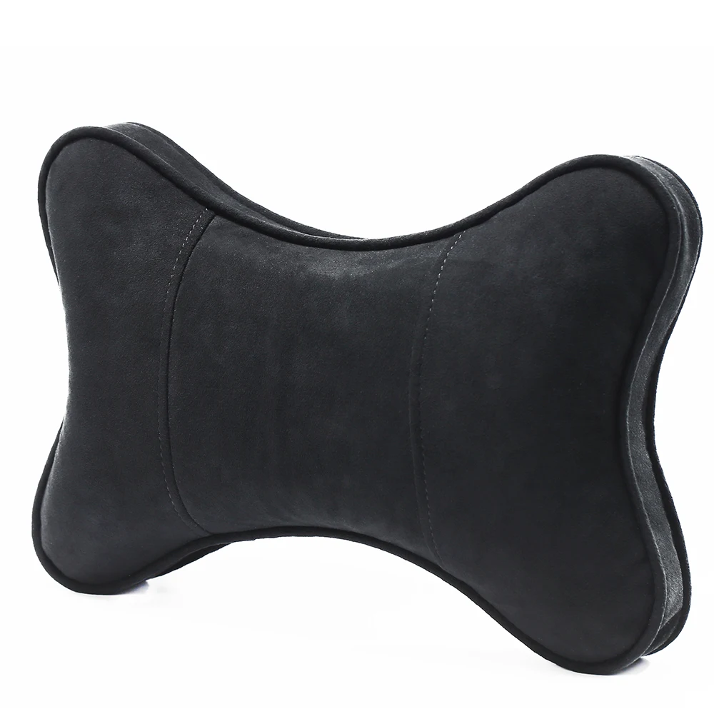 LS AUTO Alcantara Car Neck Pillow universal car pillow Black neck pillows | Автомобили и мотоциклы