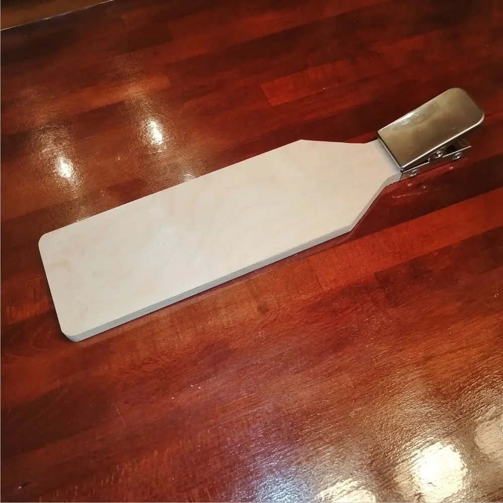 Доска для рыбы с зажимом доска разделочная длина 45 и 65 см из дсп