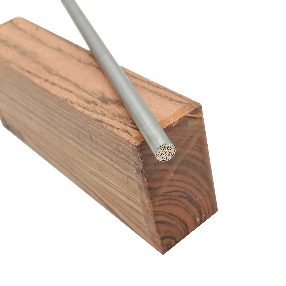 Ручной работы диаметр 6 мм Мозаика булавка заклепка стальная латунная трубка