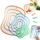 Гибкая кухонная доска WALFOS NonSslip, разделочный блок, инструмент для мяса, овощей, разделочная доска для фруктов, приспособление для готовки, кухонные аксессуары