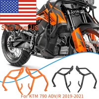 2020 790 adv r motorcycle lower engine guards protector crash bars frame sliders bumper for ktm 790 adventure adv 2019 2021
