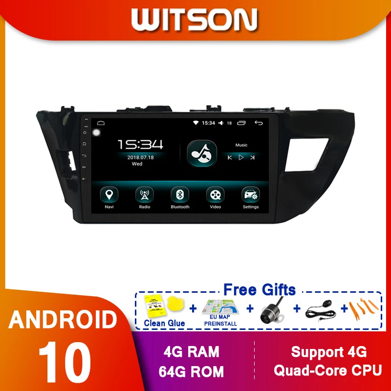 WITSON 10 2 &quotFULL HD сенсорный экран Android Восьмиядерный Автомобильный GPS мультимедийный