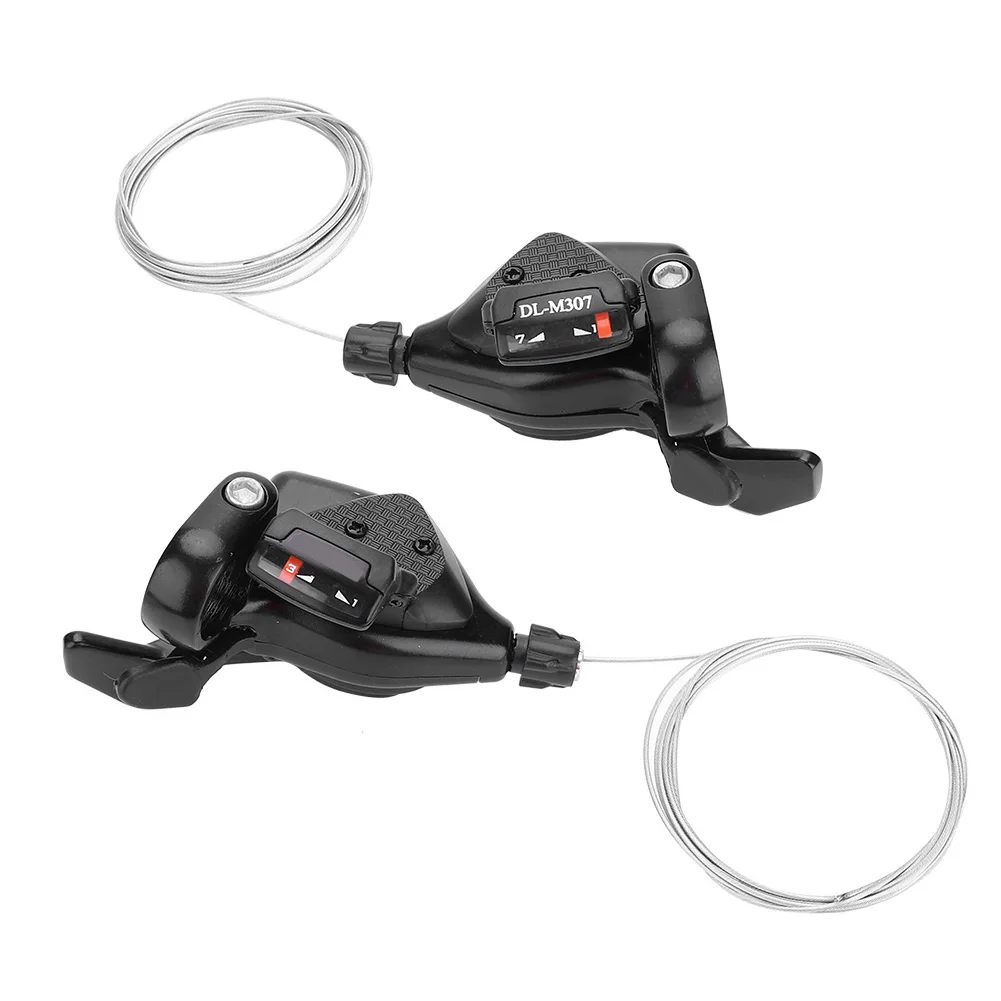 

1 Pair Speed Bicycle Shifter Brake With Shift Cable For Mountain Road Bike Riding Cycling Disc Brake Levers Bicycle Accessories
