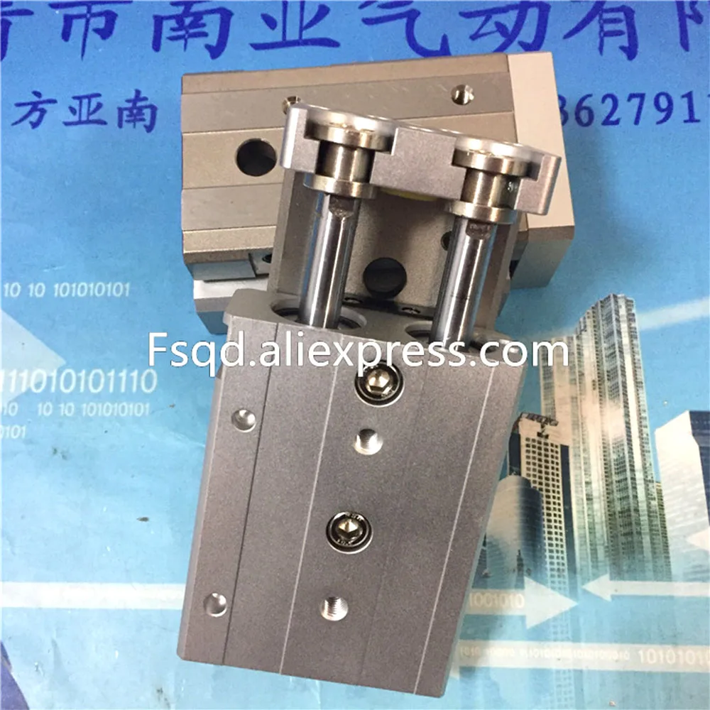 MXQ25-75 MXQ25-100 MXQ25-125 SMC Воздушный слайд стол цилиндр пневматический компонент серия mxq