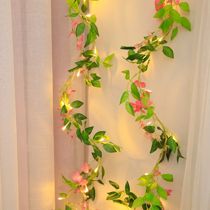

High Quality LED Copper Wire Solar Hydrangea String Lights DIY Home Garden Hotel Bar Shopping Mall Christmas Party Decoration