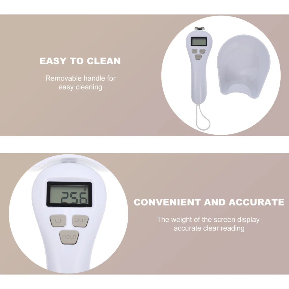 

Electronic Pet Food Scoop Practical Food Measuring Spoon Feeding Supplies